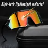 Utomhus Eyewear New Style PhotoChromic Sport Cycling Glasögon Bicycle Eyewear Mountain Bike Cycling Goggles UV400 MTB Polariserade vägsolglasögon P230518