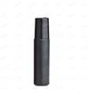 10 ml 1/3oz Black Fragrances ROLL ON GLASFLASCHE ÄTHERISCHES ÖL Metall-Rollerball