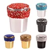 Colorful Cup Diamond Ashtray Inlay Rhinestone Dry Herb Tobacco Cigarette Smoking Ash Container Ashtrays LED Lighting Cars Decoration Car Holder