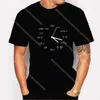 T-shirts pour hommes été hommes lumineux maths horloge impression chemise mode drôle graphique T-Shirt coton mâle Tee hauts cadeau Mujer Hombre Camiseta