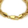 Halskette für Herren, kubanische Glieder, Goldketten, Iced Out-Schmuck, hochwertiges, vergoldetes Hip-Hop-Armband „Fried Dough Twists“.