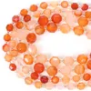 Perlen Sonstiges 6/8 mm natürlicher Onyx-Stein, facettierte Achate, lose Abstandshalter für Schmuckherstellung, DIY-Halskette, Armband, Zubehör, handgefertigt, Sonstiges