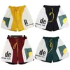 Rhude mens tracksuit designers shorts printed patchwork contrasting jacket and shorts suit American casual street style can be purchased separately