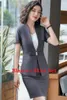 Kvinnors kostymer 2023 Summer Ladies Black Blazer Women Jackets Office Blaser Kvinnliga kläder Kort ärm Ol Styles