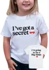 Famille correspondant tenues je vais être une grande soeur t-shirt frère annonce t-shirt ont un frère secret ensemble Bro Sis vêtements 230518