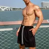 Herr shorts sommar basket träning lösa motor muskel utomhus shortsman varumärke knä längd manlig fritid strand korta byxor