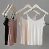 Camisoles Tanks Camisoles for Women Natural Real Silk Lace Camis Halter Underhirt Ladies Short Singlet Tops Sexy Femme Underwear Lingerie 230518