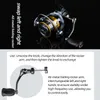 Baitcasting Reels Bearking Brand HD Series 7BB roestvrij stalen lager 5.4 1 Trawl -systeem 6kg Maximaal Power Rotating Wheel Trawl 230517