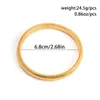 Bangle Lacteo Vintage Rose Gold Color Metal Stripe Form