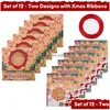 Emballage Cadeau 12 Pcs Boîte De Bonbons De Noël Boîtes En Papier Kraft Porte-Biscuits Drop Delivery Home Garden Festive Party Supplies Event Dhc32