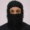 Feijull Caps Balaclava máscara de esqui angustiada Geipos de malha de chapéus elásticos Capas de tampa elástica de inverno