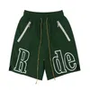 Shorts Rhude mens shorts luxury designers shorts top glow stylish casual shorts can be glowinthe dark