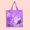 Butterfly Love Flower Folding Shopping Bag Oxford Cloth Printing Polyester Storage Bag Creative Portable Gift Bags bb0518