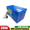 Batteries 48V 20Ah 25Ah 30Ah 35Ah 40Ah Lifepo4 Lithium Battery With BMS for Golf Cart Ebike Scooter Bicycle Snowbike+5A Charger