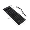Клавиатуры 85 клавиш складываемые клавиатуры Портативная проводная проводная USB -мрачная силиконовая клавиатура для нот -клавиатуры 230518