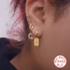 Hoop Huggie ROXI Petite Étoile Coloré Opale Boucles D'oreilles pour les Femmes pendientes plata 925 Argent Coréen Fête De Mariage Fine Jewelry 230517