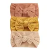 Аксессуары для волос 3PCSSET BABY BOWS SET SET BABY GIRL NYLON HEADDSS TWIST CABL