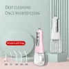 Autre hygiène bucco-dentaire Portable Oral Irrigator Water Flosser Dentaire Jet D'eau Outils Choisissez Dents De Nettoyage 300 ML 5 Buses Bouche Machine À Laver Floss 230518