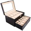 20 Grids PU Leder Uhr Box Fall Professionelle Halter Organizer für Uhr Uhren Schmuck Lagerung Boxen Fall Display2763