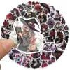 50pcs Graffiti Stickers Gothic Rose Kız Kaykay Araba Bebek Kask Kalem Kılıfı Günlük Dizüstü Bilgisayar Planlayıcı Dekor Dekor Kitap Albüm Çocuk Oyuncak Guar DIY DEY ATALALS