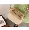 Designer-Umhängetaschen Strohtasche Damen 2023 Mode Hand Freizeit Urlaub Eine Schulter schräg Strandtasche