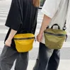 hot 2023 Satchel male ins super hot fashion casual one shoulder bag couple small bag personality tide brand port wind cross body bag