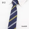 Bow Ties Royal Blue Striped Men Slim Paisley 6CM Hombre Narrow Neckties Plaid Neckwear Tie Polyester Wholesale