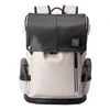 バックパックバッグマンバックパックPUレザーUSB充電ラップトップスクールバッグ男性防水旅行マルチカラーファッションカジュアル品質バッグ0508