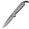 Chris Reeve High End Folding Knifle D2 Steel CR Wave Titanium Alloy Handle Clip EDC Outdoor Tool 148