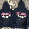 Mens Hoodies Sweatshirts god kvalitet blå sp5der 555555 Atlanta pullover män unga thug spindel webstjärna bokstav kvinnor y2k