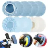 Polishing Pads 10Pcs 9 10 Inch Car Polishing Pad Auto Microfiber Bonnet Polisher Soft Wool Wax Wash Buffer Cover Cleaning Tools Accessories 230518