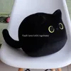 8 см белая черная кошка плюшевые игрушечные наполненные животные сладкая мягкая мультипликационная подушка кукольная подушка подарка подарка милая плюши каваи