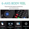 X8 MX3 Backlight Trådlöst tangentbord med IR -lärande 2.4G Wireless Remote Control Fly Air Mouse LED Backbellit Mic Handheld för Android TV Box PC PC