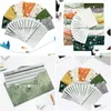 Emballage cadeau Cash Envelope System 15 feuilles d'enveloppes budgétaires en plastique réutilisables imperméables et 24 autocollants pour la budgétisation Drop Delivery Ho Dhcbn