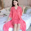 Vêtements de nuit pour femmes sommeil Sexy maison chemises de nuit robe porter 2023 princesse Outwear dames chemise cou nuit chemise de nuit chemise de nuit