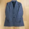 Damskie garnitury Blazery Cnlalaxury Womenl Grey Herringbone Twill Casual Blazer Coat