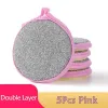 Double Side Dishwashing Sponge Pan Pot Dish Wash Sponges Household Cleaning Tools Kitchen Tableware Dish Washing Brush