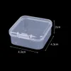 Jewelry Stand 6x Large and Small Size Clear Plastic Storage Box Containers with Lids Empty Hinged Boxes for Bank Card Beads DIY 230517