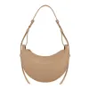 Luxury Half-Moon Underarm Bag Fullkornsstrukturerad/slät kalv Lady Tote Designer Zipper Stängning Crossbody Women Hobo Handväskor axelväskor