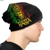 Шапочки/кепки черепа Ямайка Флаг Раста Боннет Хомм Хип -хоп Крайняя шляпа для мужчин Женщины Осень Зимняя зима тепло