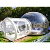 Tentes gonflables circulaires de maison de bulle pour le camping tente de plage parc d'attractions transparent étang de flotteur portatif journée des enfants grande tente avec des ballons ba03 F23