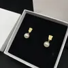 Classic Pearl Earrings damesstijl eenvoudige elegante hoogwaardige zilveren naaldoorbellen