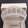 Hair Clips Bridal Crown European And American Baroque Wedding High-end Zinc Alloy Accessories With Rhinestone