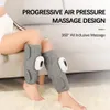 Massaggiatori per le gambe Massaggio intelligente per le gambe 3 modalità Vibrazione Massaggiatore per la compressione dell'aria delle gambe Massaggio per la pressione dell'aria del piede con impacco d'aria elettrico senza fili 230517