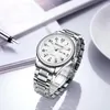 ساعة معصم المسنين زوجين wristwatch الفولاذ الفولاذ مضيئة Quartz Watch Women Frasnable Belushi Digital Divil DIAR 2023