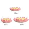 Poduszka E56C Meditation 3D Lotus Flower Shape Joga