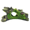 Decoraties Aquarium Decoratie Moss Tree House Resin Cave Vis en Garnalen Verberg Huis Landschapsarchitectuur Vistank Decoratie Accessoires 230518