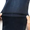 Jeans pour hommes 2023 automne marque Slim Stretch Style classique jeunes hommes mode coupe décontractée bleu clair gris foncé noir