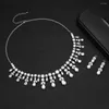 Necklace Earrings Set Modern Women's 2023 And For Women Elegant Wedding Jewellery Woman 2 Pieces Sets