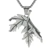 Chains Street Pendant Leaf Necklace Maple Hip-Hop Fashion Men's Necklaces & Pendants Long For Women